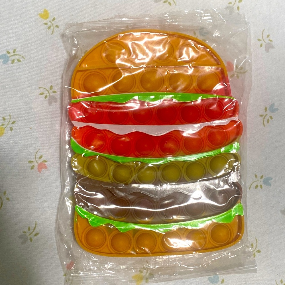Hamburger fidget, pop it